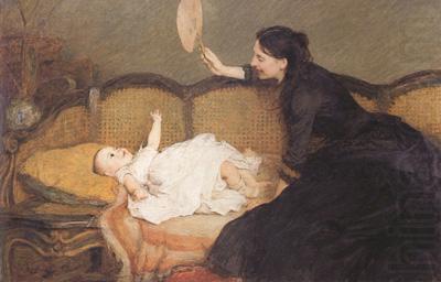 Alma-Tadema, Sir Lawrence William Quiller Orchardson,Master Baby (mk23)